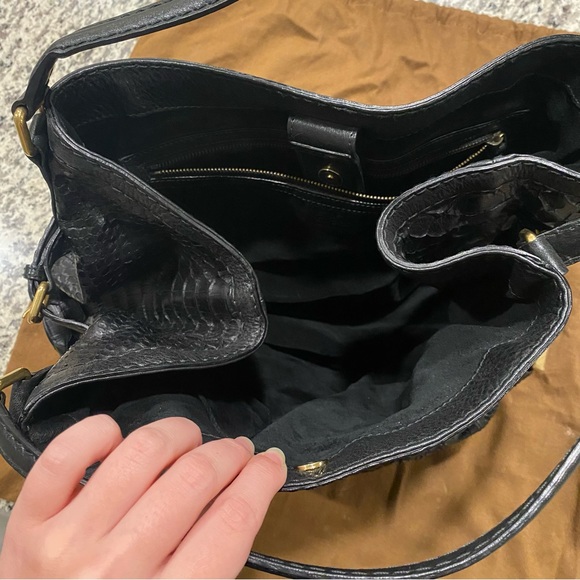 Gucci hobo Python bag black - Picture 5 of 12